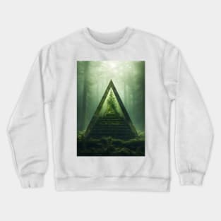 Surreal Pyramid Temple of Nature Crewneck Sweatshirt